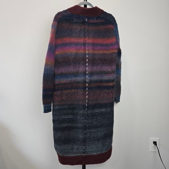 Zadig and Voltaire Wool Mohair Long Duster Sweater Knit Academia Oversize Medium - Picture 4 of 5